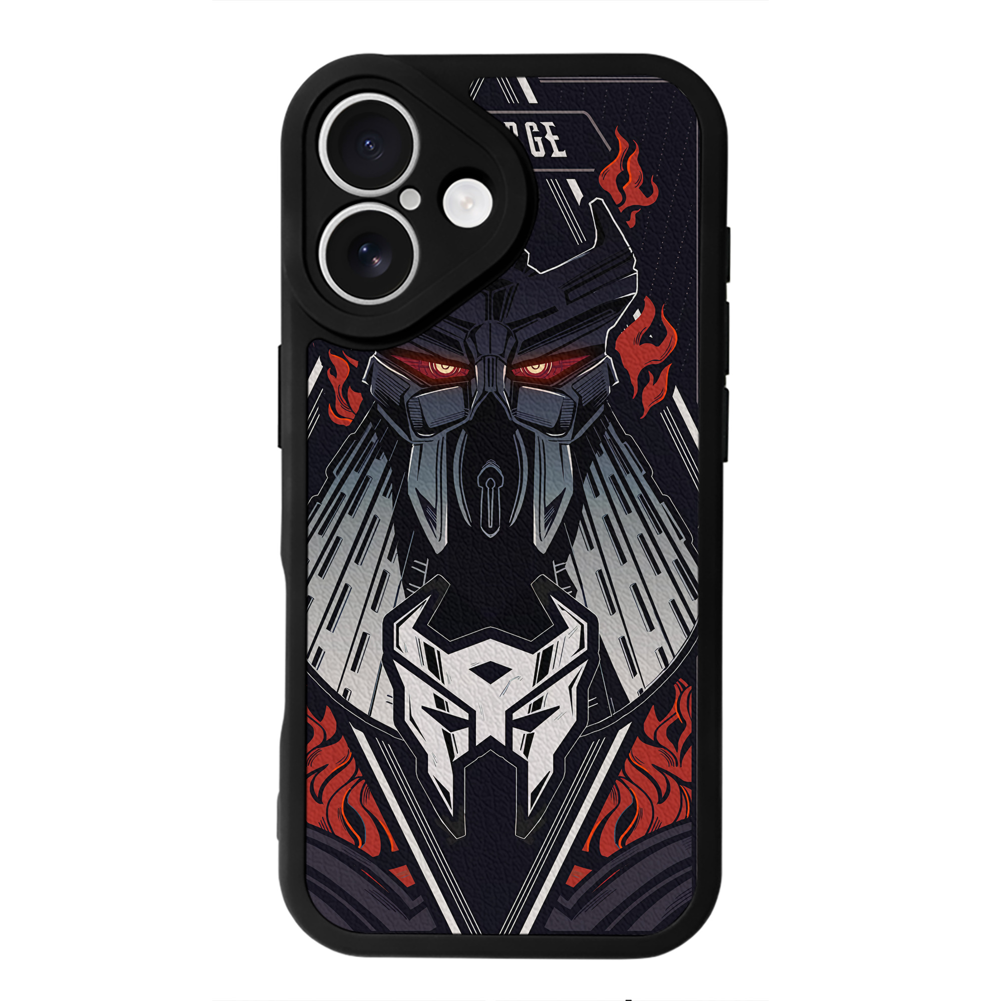 （画像用） Transformers トランスフォーマー 【iPhone 16シリーズ対応】シリコンスマホケース（レザー調） 材質：シリコン